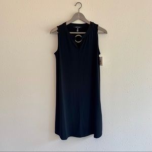 Ellen Tracy Little Black Sleeves Mini Dress Size Small NWT